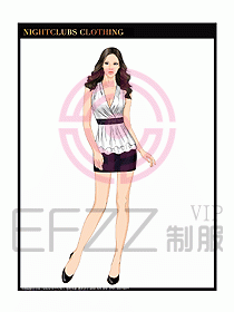 夜場(chǎng)ktv包房公主服設(shè)計(jì)687