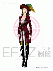 夜總會(huì)迎賓咨客制服設(shè)計(jì)圖251