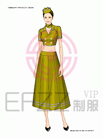 夜總會(huì)迎賓咨客制服設(shè)計(jì)圖257