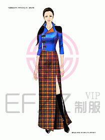 夜總會迎賓咨客制服設計圖258