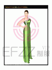 夜總會迎賓咨客制服設計圖269