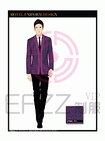 桑拿水療咨客迎賓制服設計296