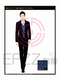 桑拿水療咨客迎賓制服設計295