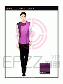 桑拿水療咨客迎賓制服設計299