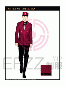 酒店門童保安制服設計圖808