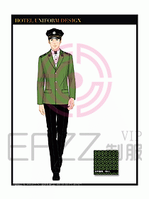 酒店門童保安制服設計圖820