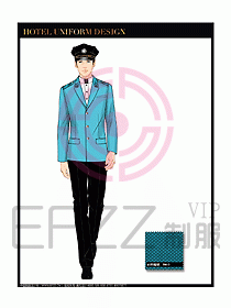 酒店門童保安制服設計圖821