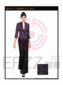 桑拿水療會所前臺服務員制服180