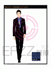 桑拿水療會所前臺服務員制服183