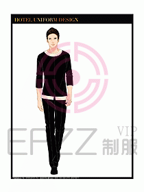 SPA水療會(huì)所服務(wù)員制服設(shè)計(jì)圖319