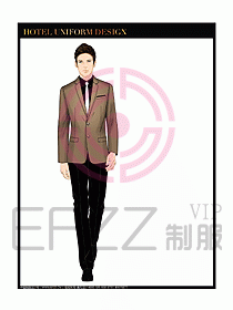 酒店大堂經理服務制服設計629