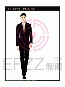 酒店大堂經理服務制服設計631