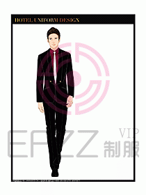 酒店大堂經理服務制服設計640