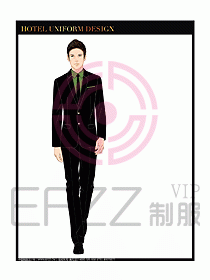 酒店大堂經(jīng)理服務(wù)制服設(shè)計644