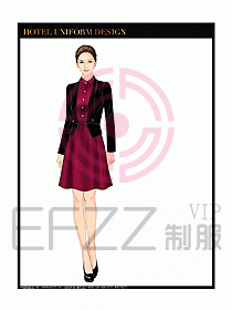 酒店大堂經理服務制服設計646