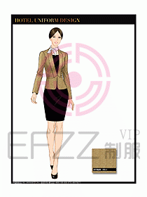 酒店大堂經(jīng)理服務(wù)制服設(shè)計(jì)648