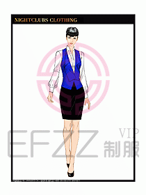 夜總會KTV服務員制服設計圖507