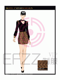 夜總會DJ包房公主服設計圖690