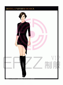 夜總會DJ包房公主服設計圖692