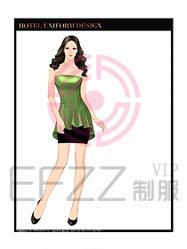 夜總會(huì)DJ包房公主服設(shè)計(jì)圖699