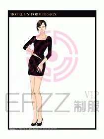 夜總會DJ包房公主服設計圖698