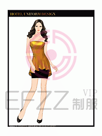 夜總會DJ包房公主服設(shè)計圖700
