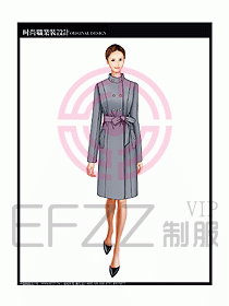 女職業(yè)裝OL大衣設(shè)計(jì)圖140