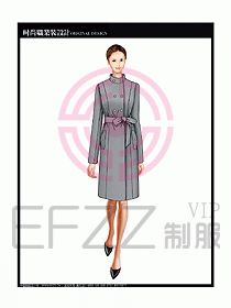 女職業(yè)裝OL大衣設(shè)計(jì)圖139