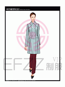 女職業(yè)裝OL大衣設計圖147