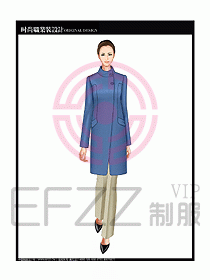 女職業裝OL大衣設計圖149