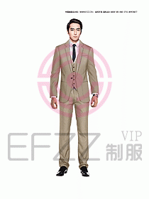 男職業裝西服設計圖293