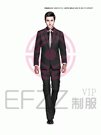 男職業(yè)裝西服設(shè)計圖299