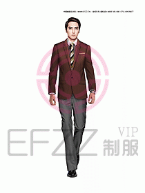 男職業(yè)裝西服設(shè)計圖308