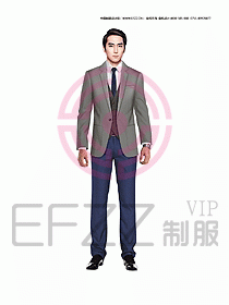 男職業裝西服設計圖317