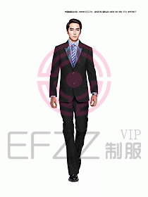 男職業(yè)裝西服設計圖318