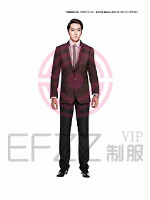 男職業(yè)裝西服設計圖352