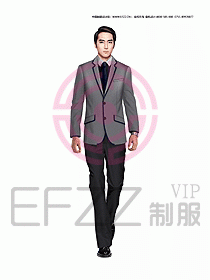 男職業(yè)裝西服設計圖357