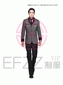 男職業裝西服設計圖354
