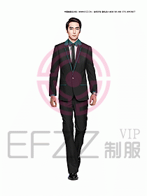 男職業裝西服設計圖370