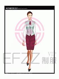 女職業裝襯衫馬夾設計圖230