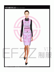 女職業裝襯衫馬夾設計圖229