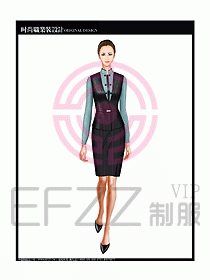 女職業裝襯衫馬夾設計圖237