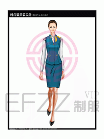 女職業裝襯衫馬夾設計圖278