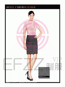 空姐職業服裝設計效果圖429