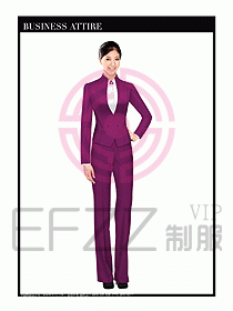 空姐職業服裝設計效果圖441