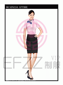 空姐職業(yè)服裝設(shè)計效果圖443