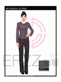 空姐職業服裝設計效果圖451