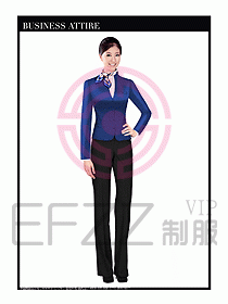 空姐職業服裝設計效果圖463
