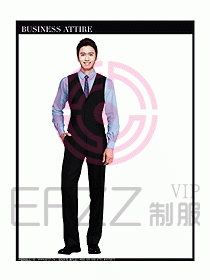 男職業裝商務馬夾設計124