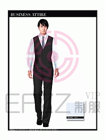 男職業裝商務馬夾設計132